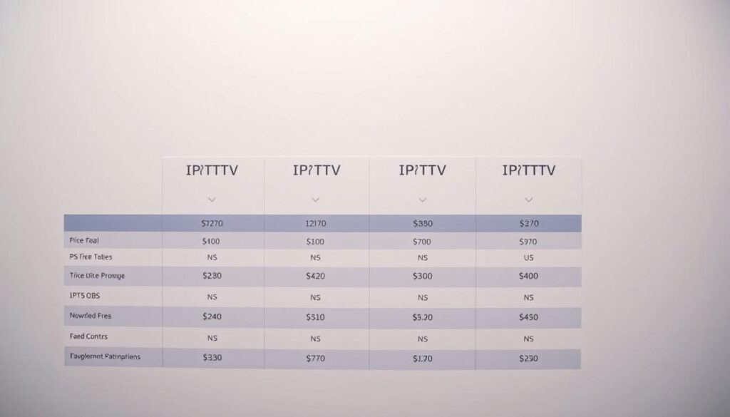 Comparaison prix fournisseurs IPTV